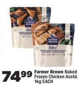 Farmer Brown Naked Frozen Chicken Asstd.