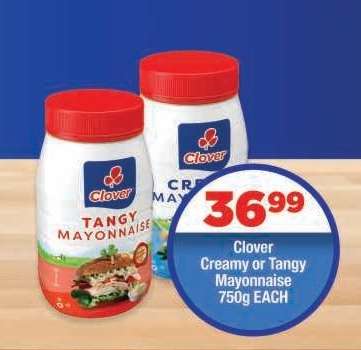 Clover Creamy or Tangy Mayonnaise