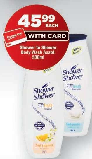Shower to Shower Body Wash Asstd.