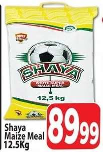 Shaya Maize Meal 12.5Kg