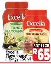 Excella Mayonnaise/Tangy 750ml