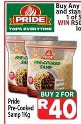 Pride Pre-Cooked Samp 1Kg