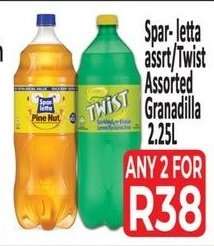 Spar-letta assrt/Twist Assorted Granadilla
