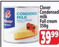 CLOVER Condensed Milk