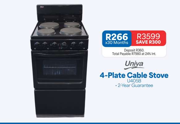 Univa 4-Plate Cable Stove