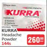 KURRA Headache Powder 144s