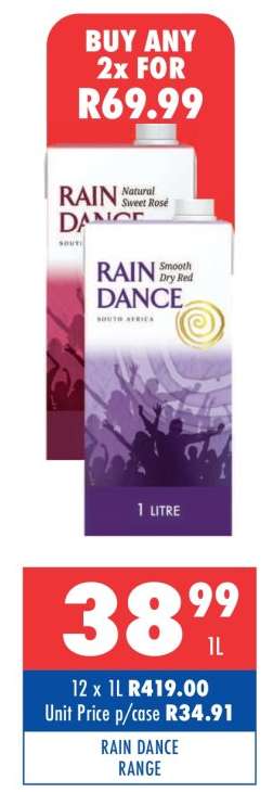RAIN DANCE Range