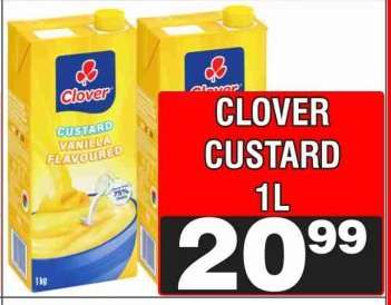 CLOVER CUSTARD 1L