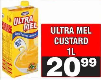 Ultra Mel Custard 1L