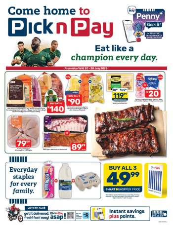 Pick n Pay catalogue  - 20/07/2026 - 26/07/2026.