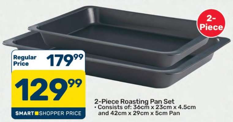 2-Piece Roasting Pan Set