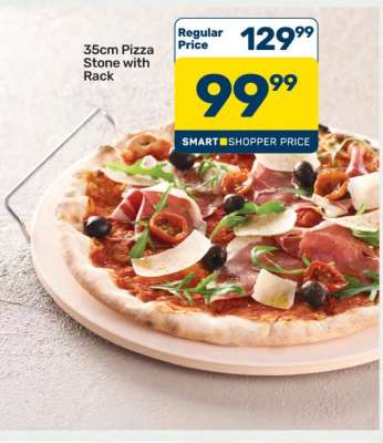 35cm Pizza Stone with Rack