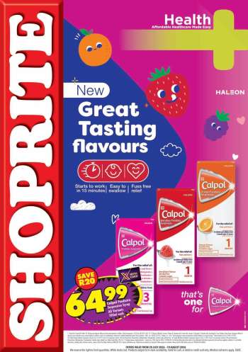 Shoprite catalogue  - 20/07/2026 - 10/08/2026.
