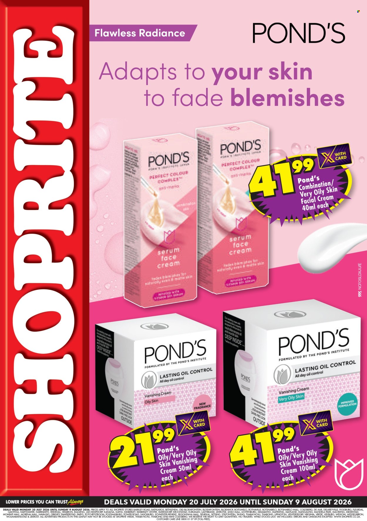 Shoprite specials - 20/07/2026 - 09/08/2026. Page 1