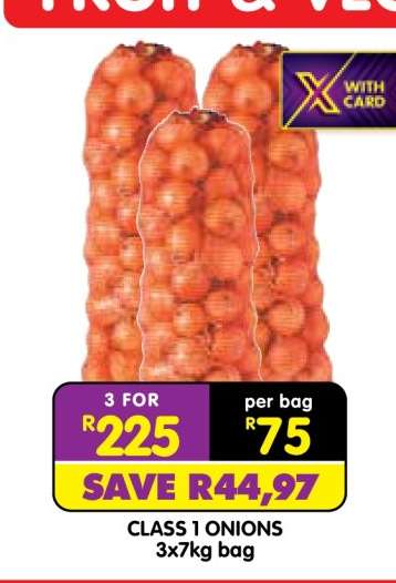 CLASS 1 ONIONS