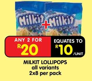 MILKIT LOLLIPOPS