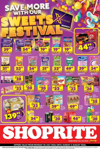 Shoprite catalogue  - 20/07/2026 - 02/08/2026.