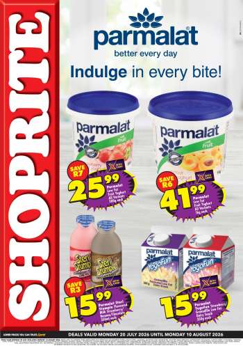 Shoprite catalogue  - 20/07/2026 - 10/08/2026.