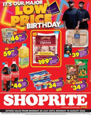 Shoprite catalogue  - 20/07/2026 - 10/08/2026.