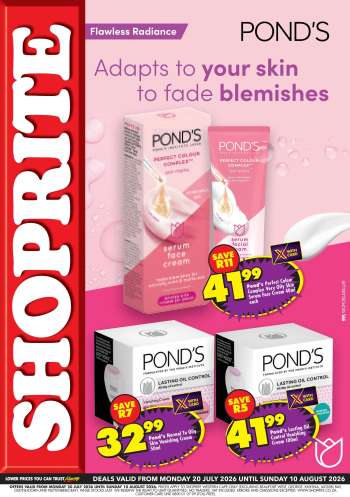 Shoprite catalogue  - 20/07/2026 - 10/08/2026.