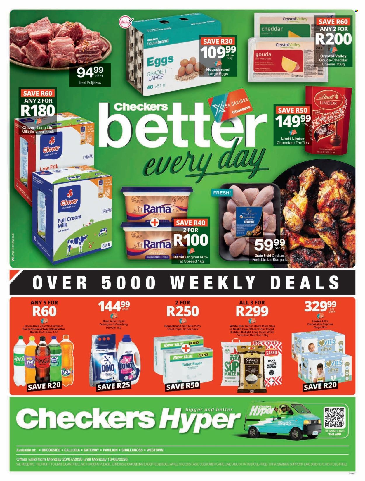 Checkers specials - 20/07/2026 - 10/08/2026. Page 1