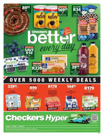 Checkers catalogue  - 20/07/2026 - 10/08/2026.