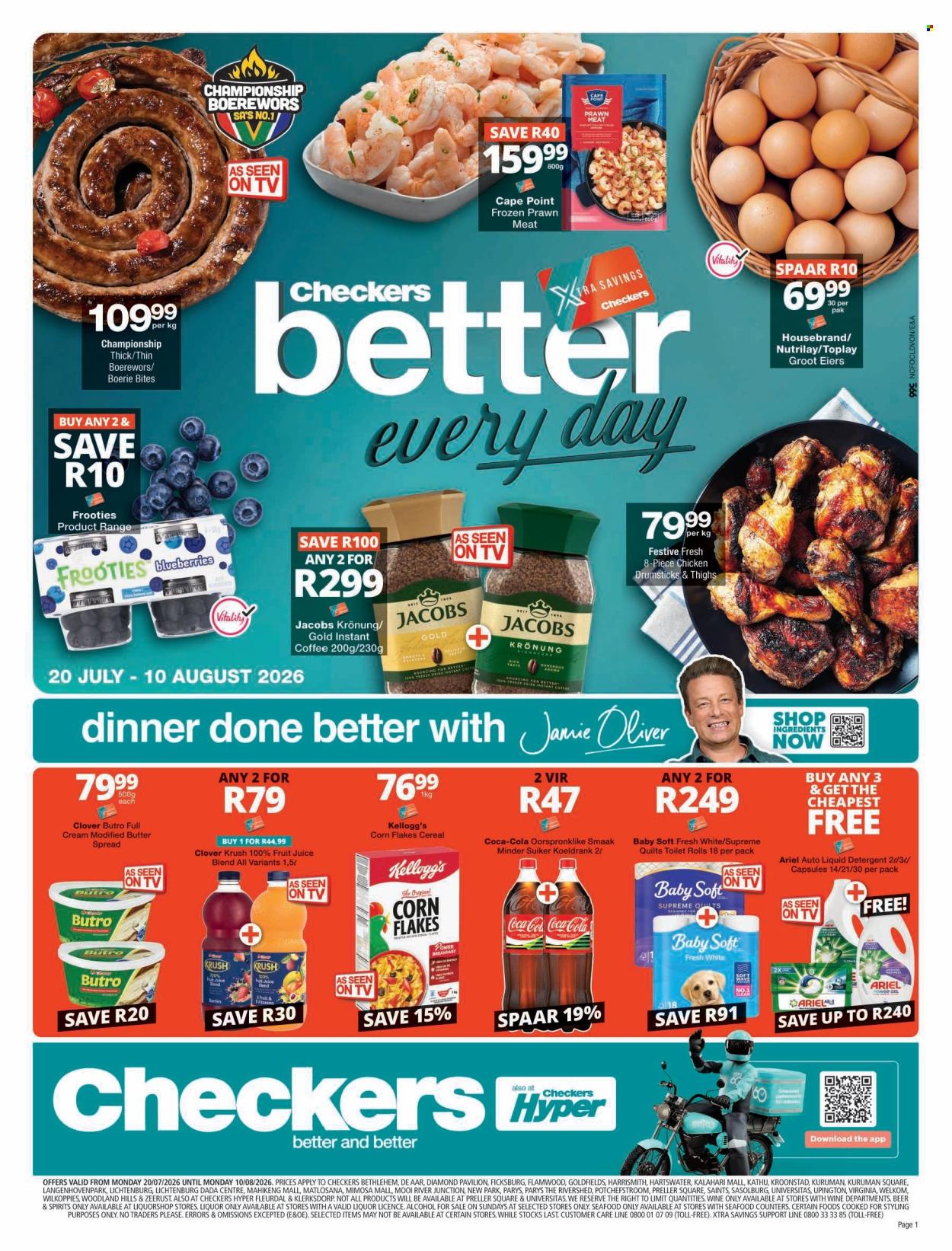 Checkers specials - 20/07/2026 - 10/08/2026. Page 1