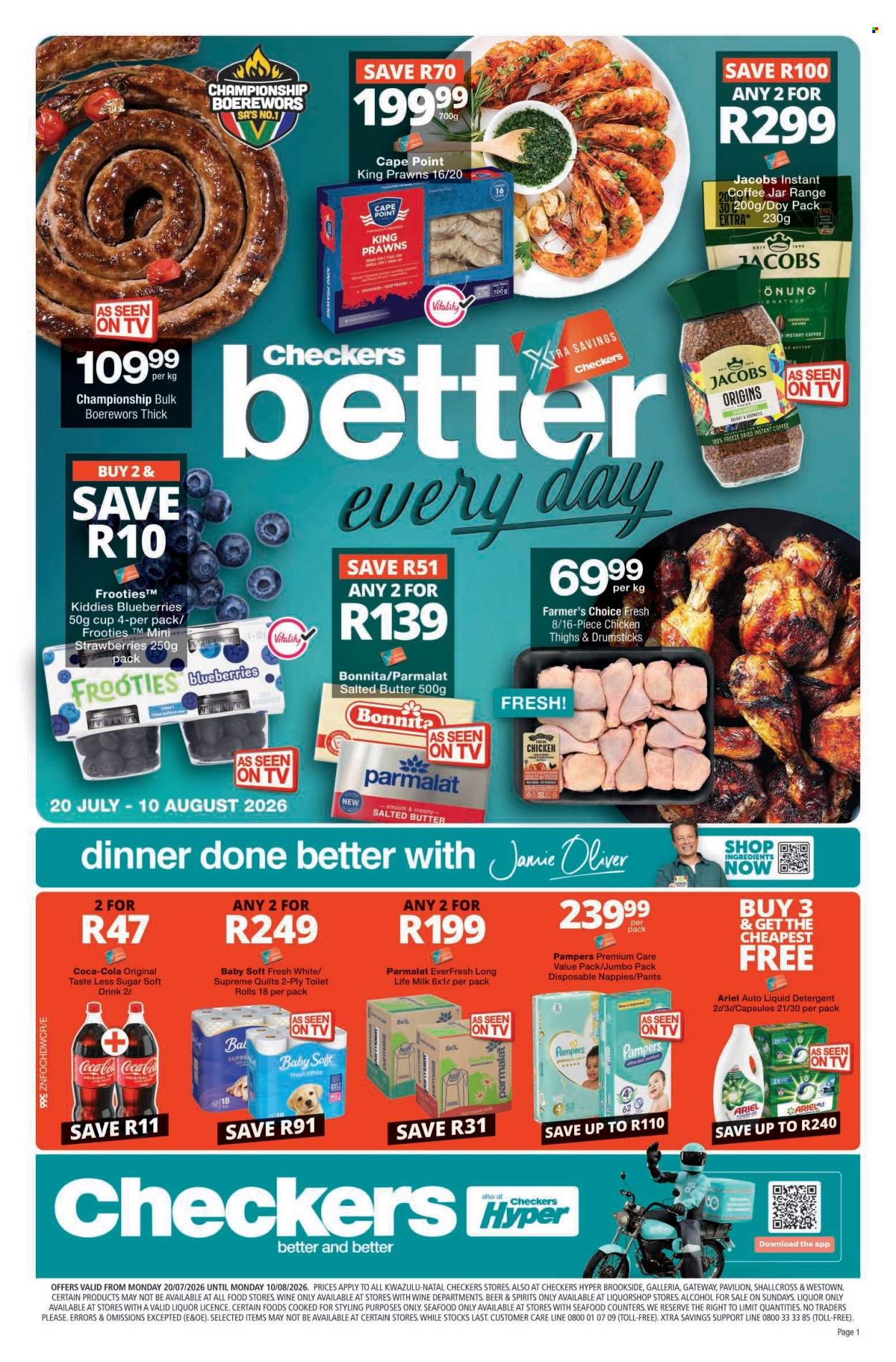 Checkers specials - 20/07/2026 - 10/08/2026. Page 1