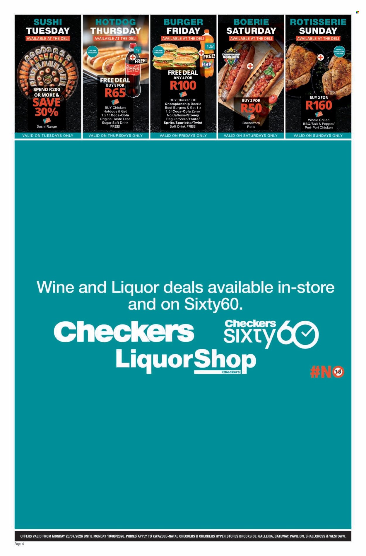 Checkers specials - 20/07/2026 - 10/08/2026. Page 4
