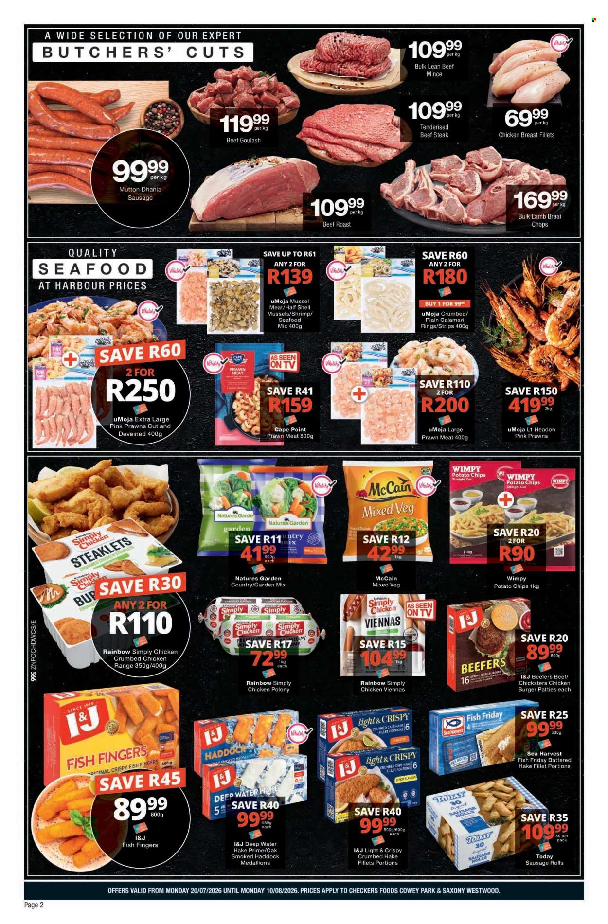 Checkers specials - 20/07/2026 - 10/08/2026. Page 2