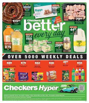 Checkers catalogue  - 20/07/2026 - 10/08/2026.