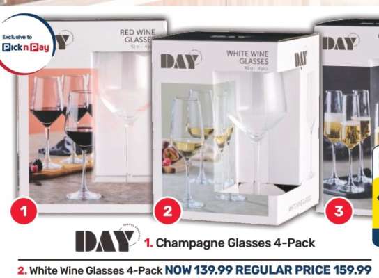 White Wine Glasses 4-Pack