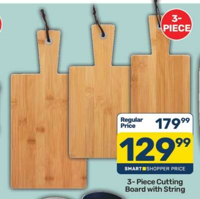 3-Piece Cutting Board with String