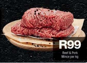 Beef & Pork Mince
