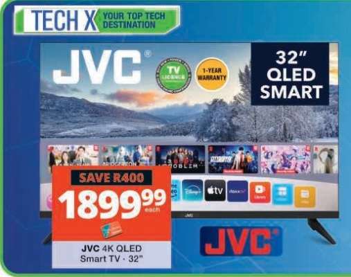 JVC 4K QLED Smart TV - 32"