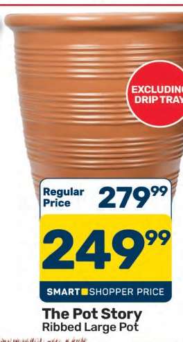 The Pot Story Ribbed Large Pot