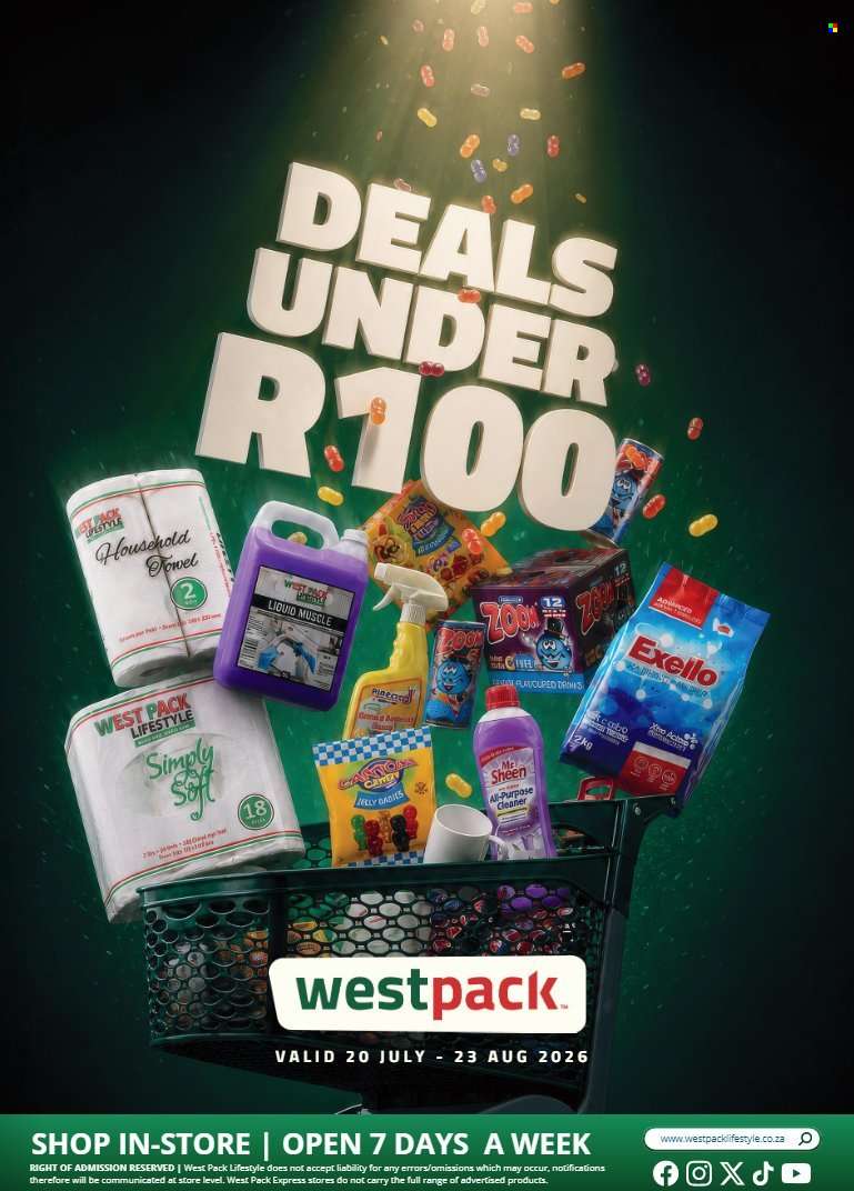West Pack Lifestyle catalogue  - 20/07/2026 - 23/08/2026.