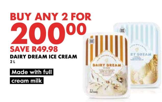 DAIRY DREAM ICE CREAM