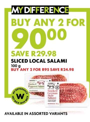 Sliced Local Salami