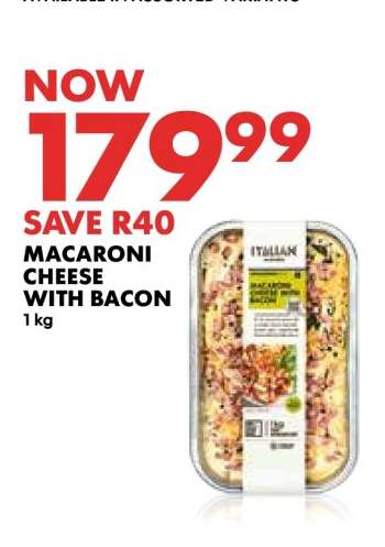 Macaroni Cheese with Bacon