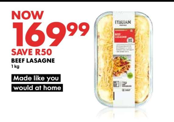 Beef Lasagne