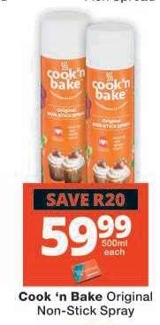 Cook ‘n Bake Original Non-Stick Spray