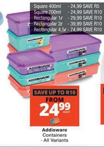Addisware Containers