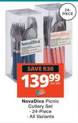NovaDiva Picnic Cutlery Set