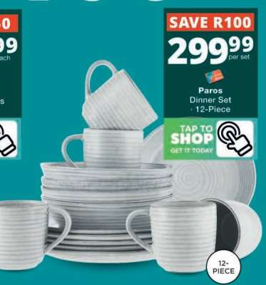 Paros Dinner Set