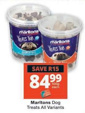Marltons Dog Treats All Variants