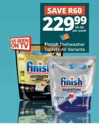 Finish Dishwasher Tablets All Variants
