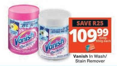 VANISH In-Wash Stain Remover