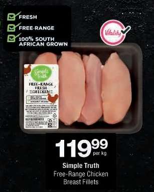 Simple Truth Free-Range Chicken Breast Fillets