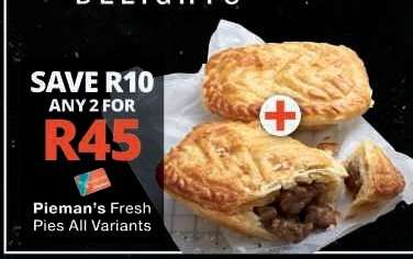 Pieman's Fresh Pies All Variants